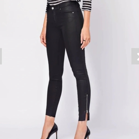 Black Orchid High Rise Skinny Jeans - Jet Black - Picture 1 of 12
